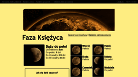 What Fazaksiezyca.pl website looked like in 2018 (5 years ago)