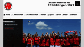 What Fc-uhldingen.de website looked like in 2018 (5 years ago)