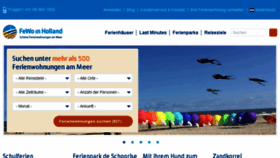 What Fewo-in-holland.de website looked like in 2018 (7 years ago)