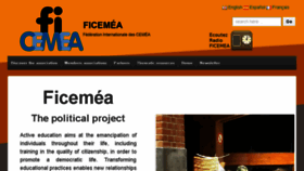 What Ficemea.org website looked like in 2018 (5 years ago)
