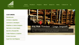 What Filtra-inc.com website looked like in 2018 (5 years ago)