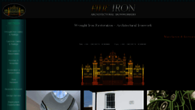What Fineiron.co.uk website looked like in 2018 (8 years ago)