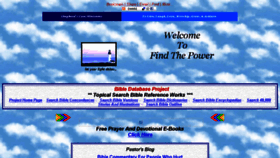 What Findthepower.com website looked like in 2018 (5 years ago)