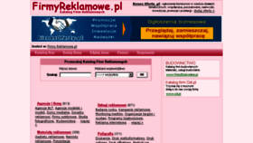 What Firmyreklamowe.pl website looked like in 2018 (5 years ago)
