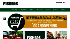 What Fisherfoods.com website looked like in 2018 (5 years ago)