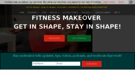 What Fitnessmakeover.com website looked like in 2018 (5 years ago)