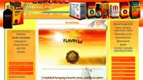 What Flavin.eu website looked like in 2018 (5 years ago)