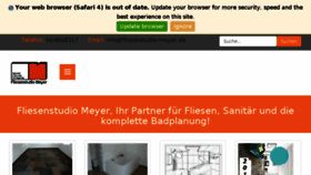 What Fliesenstudio-meyer.de website looked like in 2018 (5 years ago)