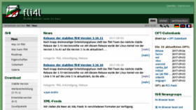 What Fli4l.de website looked like in 2018 (7 years ago)