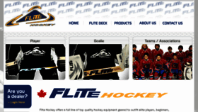 What Flitehockey.com website looked like in 2018 (5 years ago)