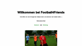 What Football4friends.de website looked like in 2018 (5 years ago)