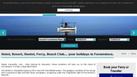 What Formenterarooms.com website looked like in 2018 (5 years ago)
