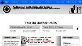 What Fqechecs.qc.ca website looked like in 2018 (5 years ago)