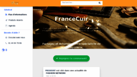 What Francecuir.fr website looked like in 2018 (5 years ago)