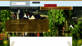 What Franken-weinland.de website looked like in 2018 (7 years ago)