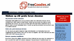 What Freegoodies.nl website looked like in 2018 (5 years ago)