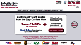 What Freightshippingcenter.com website looked like in 2018 (5 years ago)