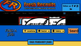 What Freshrecruits.co.uk website looked like in 2018 (5 years ago)