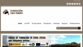 What Fundacionosopardo.org website looked like in 2018 (5 years ago)