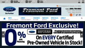 What Fremontford.com website looked like in 2018 (5 years ago)