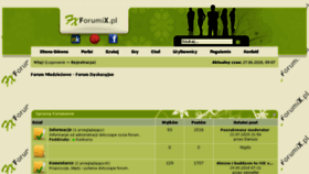 What Forumix.pl website looked like in 2018 (5 years ago)