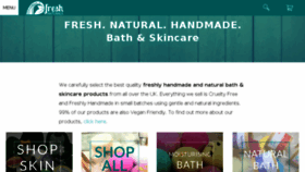 What Freshnaturals.co.uk website looked like in 2018 (5 years ago)