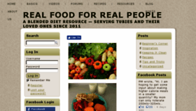 What Foodfortubies.org website looked like in 2018 (5 years ago)