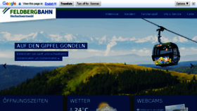 What Feldbergbahn.de website looked like in 2018 (5 years ago)