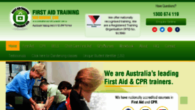 What Firstaidtrainingmelbournecbd.com.au website looked like in 2018 (5 years ago)