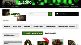 What Floristeriaaladino.com website looked like in 2018 (5 years ago)