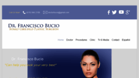 What Franciscobucio.com website looked like in 2018 (5 years ago)