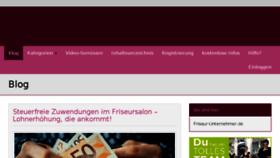 What Friseur-unternehmer.de website looked like in 2018 (5 years ago)
