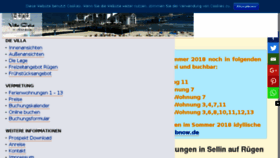 What Ferienwohnungsellin.de website looked like in 2018 (5 years ago)