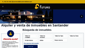 What Futuroinmobiliaria.com website looked like in 2018 (5 years ago)