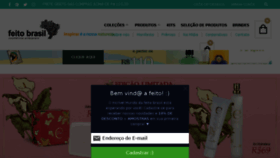 What Feitobrasilcosmeticos.com.br website looked like in 2018 (5 years ago)