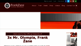 What Frankzane.com website looked like in 2018 (5 years ago)