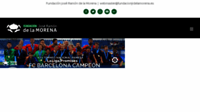 What Fundacionjrdelamorena.es website looked like in 2018 (5 years ago)