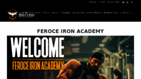 What Feroceironacademy.com website looked like in 2018 (5 years ago)