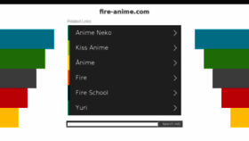 What Fire-anime.com website looked like in 2018 (5 years ago)