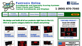 What Funtronixonline.com website looked like in 2018 (5 years ago)