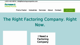 What Factoringcompanies.com website looked like in 2018 (5 years ago)