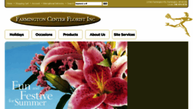 What Farmingtoncenterflorist.com website looked like in 2018 (5 years ago)