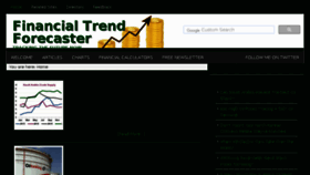 What Fintrend.com website looked like in 2018 (5 years ago)