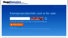 What Frameproproductsllc.com website looked like in 2018 (5 years ago)