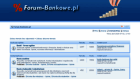 What Forum-bankowe.pl website looked like in 2018 (5 years ago)
