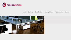 What Fumecoworking.in website looked like in 2018 (5 years ago)
