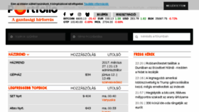 What Forum.portfolio.hu website looked like in 2018 (5 years ago)