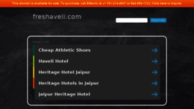 What Freshaveli.com website looked like in 2018 (5 years ago)
