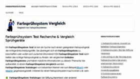 What Farbspruehsystem-test.de website looked like in 2018 (5 years ago)