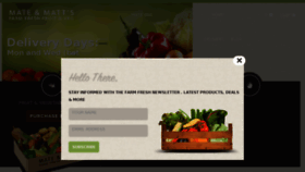 What Farmfreshdelivery.com.au website looked like in 2018 (7 years ago)